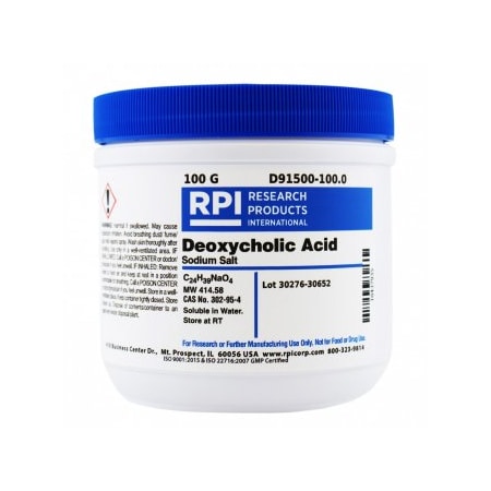 Rpi Deoxycholic Acid Sodium Salt, 100 G D91500-100.0